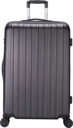 Decent Tranporto-One Grote Koffer - 76 Cm - TSA Slot - Anthracite