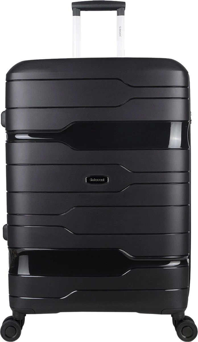Decent ONE-CITY Large Koffer - 76 Cm - TSA Slot - Zwart - Afbeelding 17