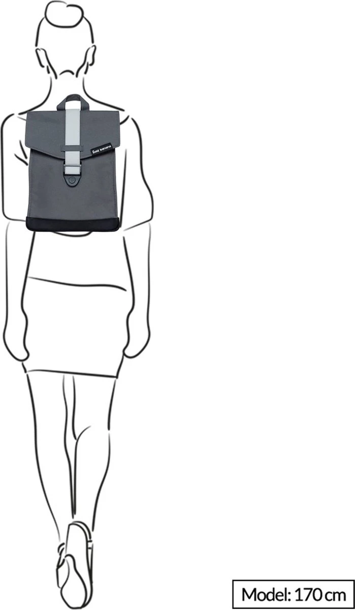 Bold Banana - Envelope Mini Rugzak - Power Petrol - Afbeelding 5