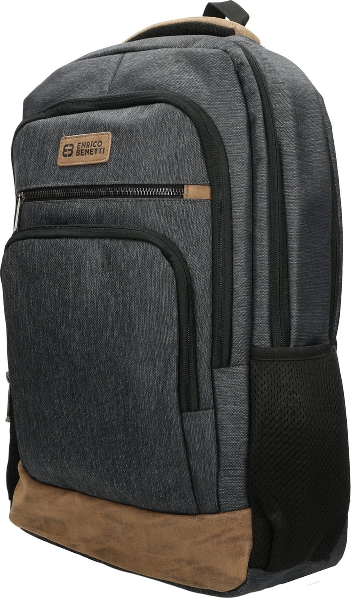 Enrico Benetti München 62120 Laptop Rugzak 17" - Grijs - Afbeelding 4