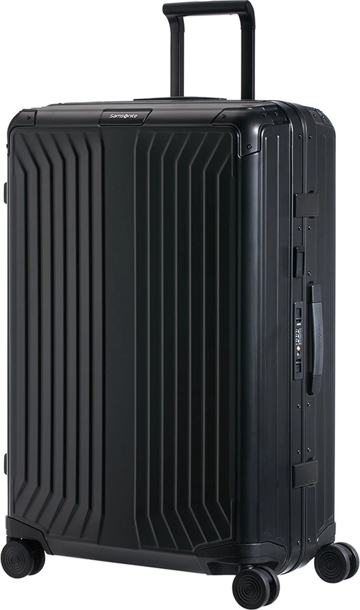 Samsonite Harde Koffer Lite-Box AluHoogte > 76 Cm - Zilver
