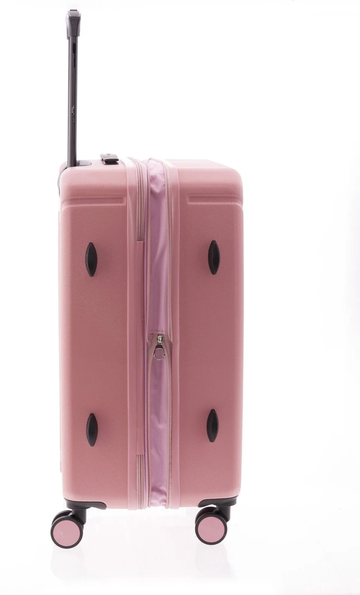 Gladiator Tropical Middelgrote Koffer Expandable - 67 Cm - 72/82 Liter - Roze - Afbeelding 10