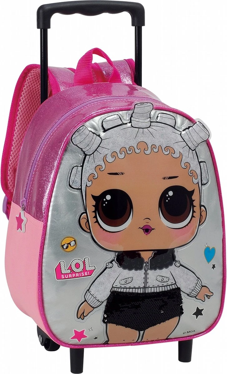 L.O.L. Surprise! LOL Surprise Meisjes Peuter Rugzak Trolley Fresh 30 X24x11