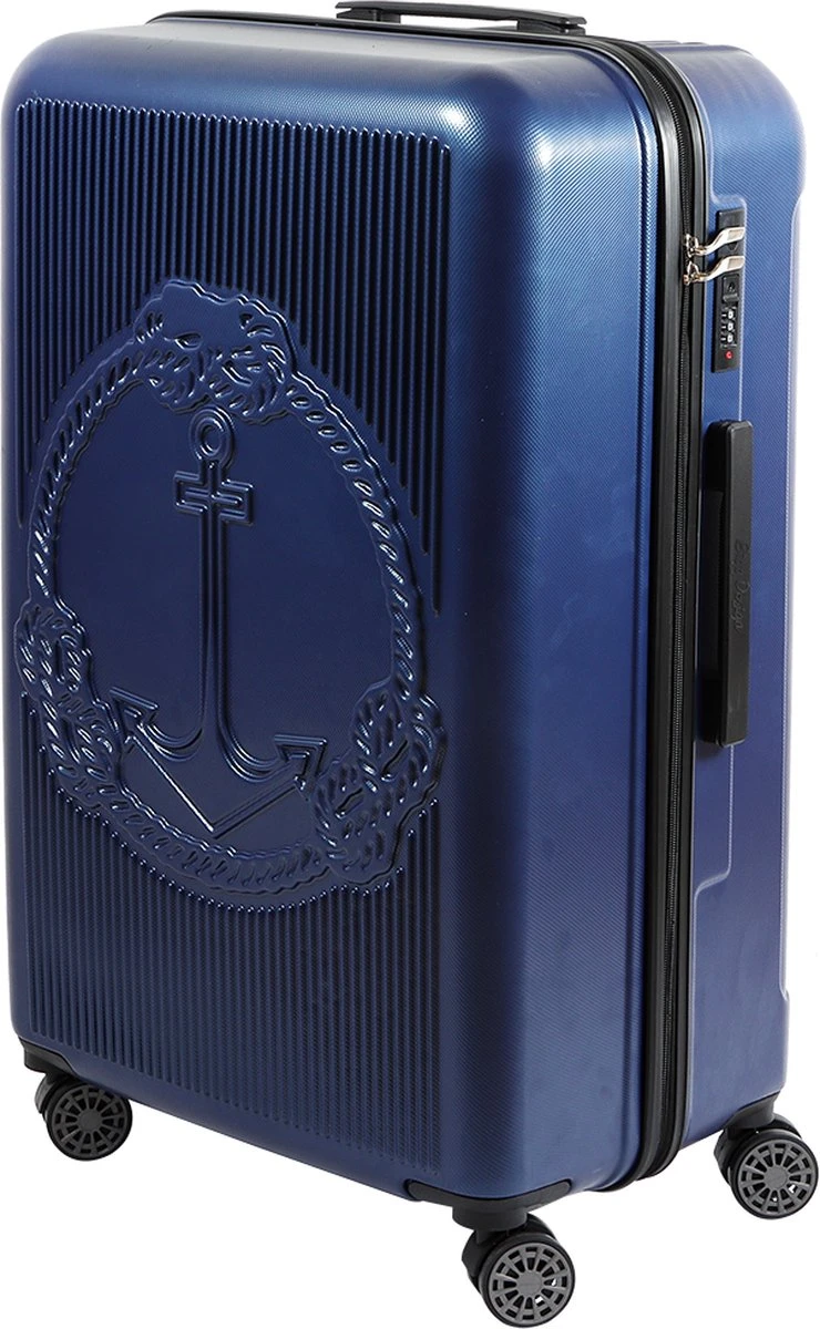 Biggdesign Ocean Reiskoffer - Ruimbagage Koffer - Blauw - Medium - Afbeelding 8