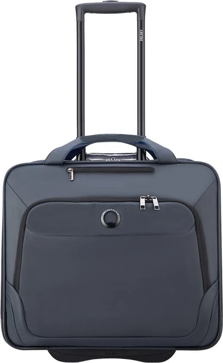 Delsey Parvis Plus Trolley L - 17.3 Inch Laptopvak - Grijs