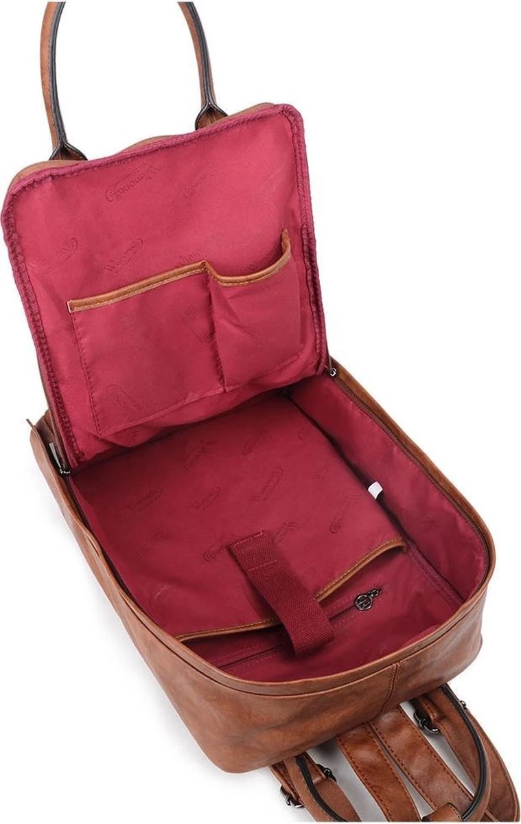 Wimona Amalia 5016 Rugtas / Handtas - Cognac - Afbeelding 6