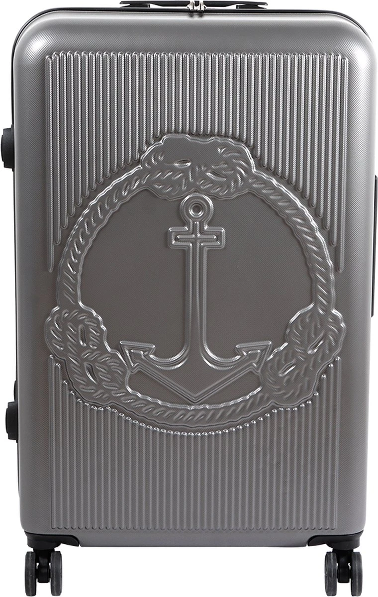 Biggdesign Ocean Handbagage Koffer - Reiskoffer - Grijs - Klein - Afbeelding 4