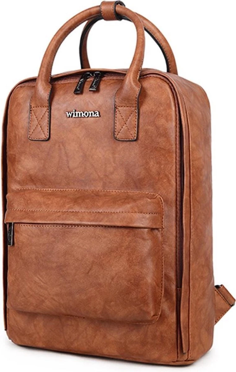 Wimona Amalia 5016 Rugtas / Handtas - Cognac - Afbeelding 2