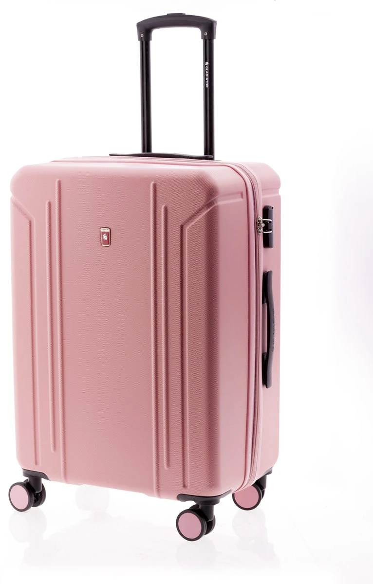 Gladiator Tropical Middelgrote Koffer Expandable - 67 Cm - 72/82 Liter - Roze