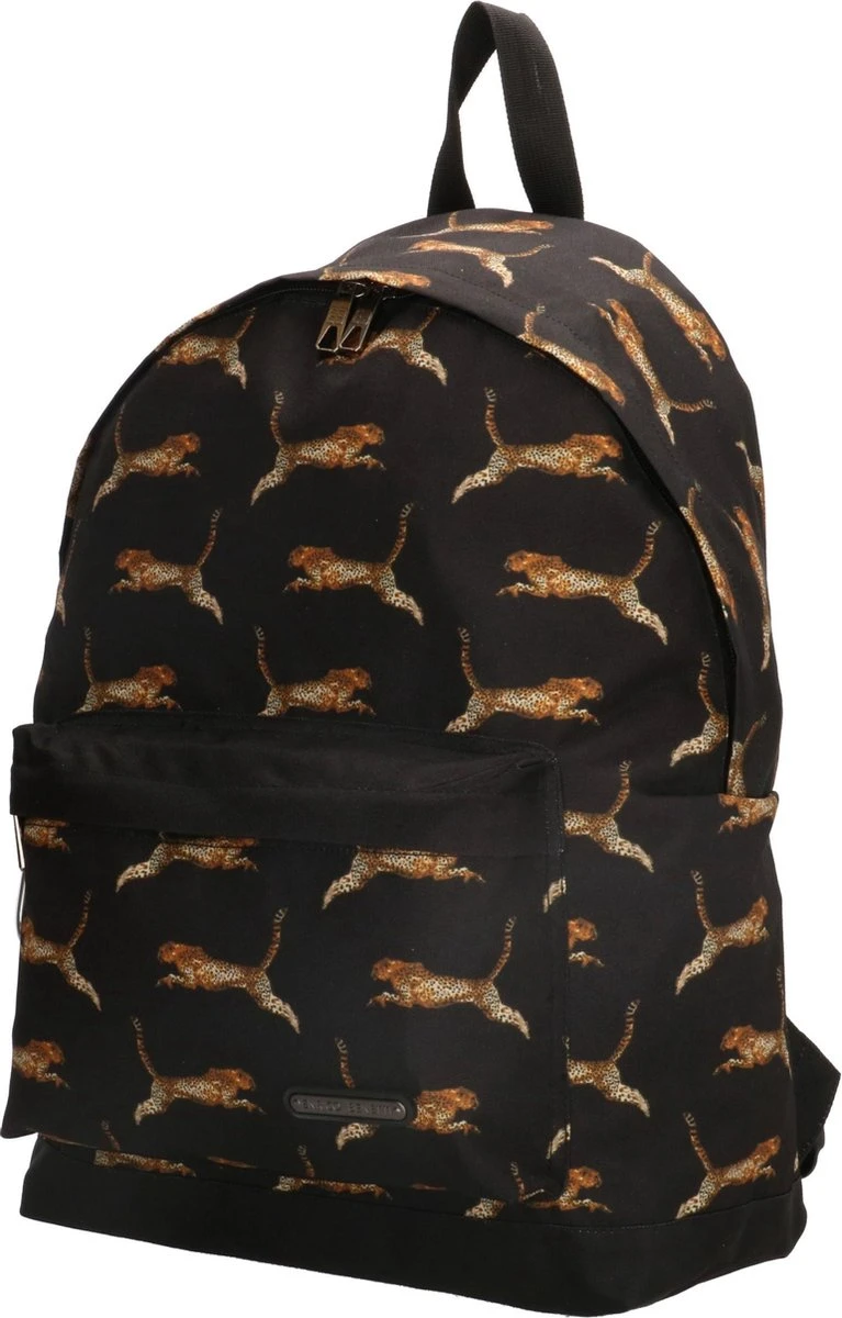 Enrico Benetti Nairobi Laptoprugzak 14 Inch - 46179 - Panter Zwart - Afbeelding 5