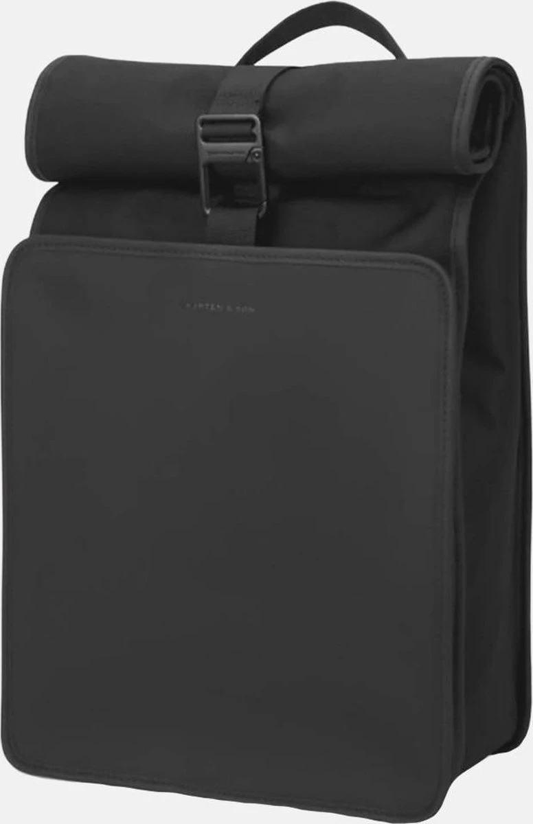 Kapten & Son Lund Pro Rugzak 16 Inch All Black - Afbeelding 6
