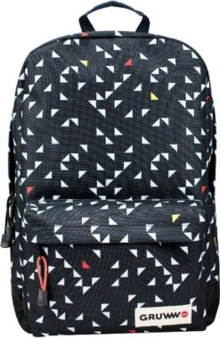 Black & White Rugzak Met Laptopvak - Gruww