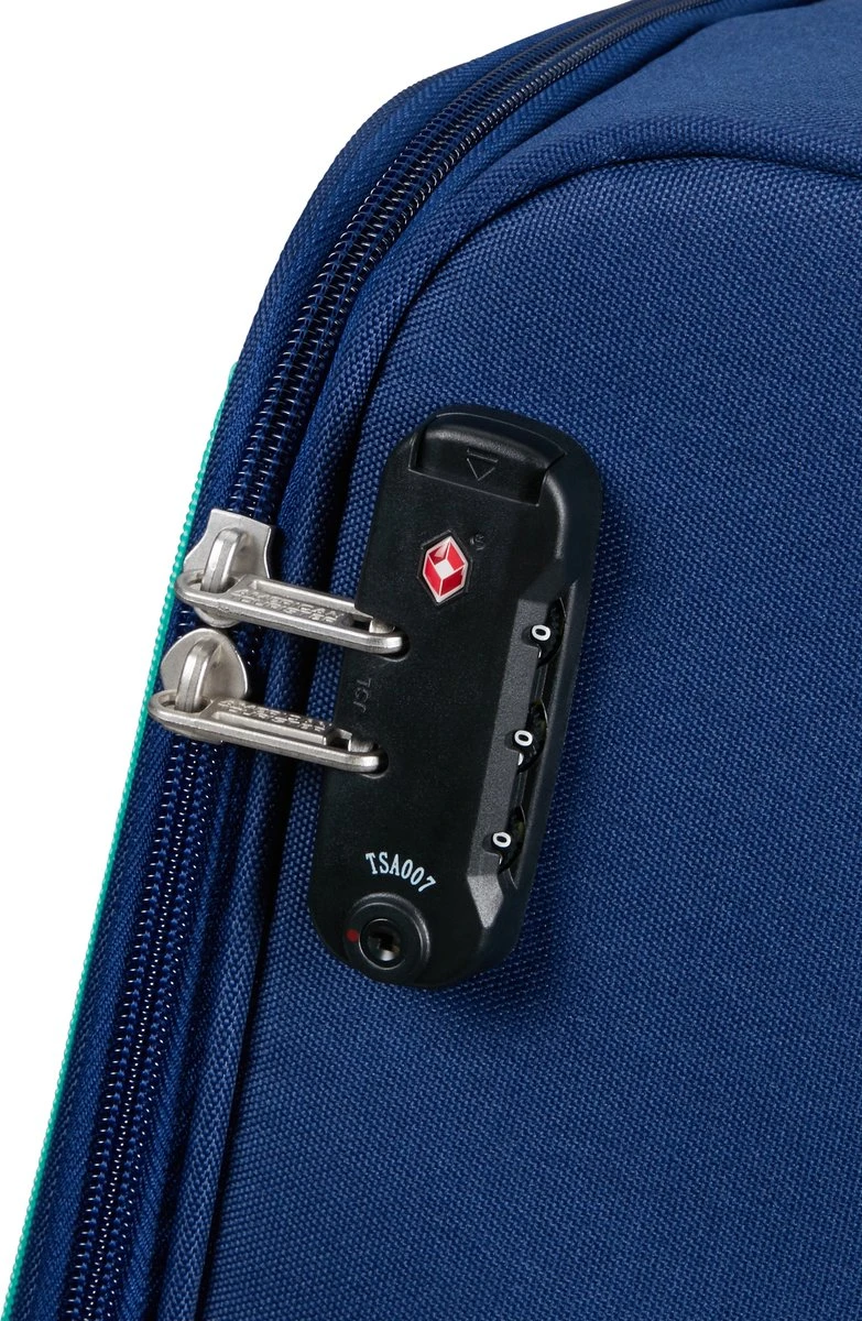 American Tourister Reiskoffer - Sea Seeker Spinner 55cm (Handbagage)- Combat Navy - Afbeelding 4