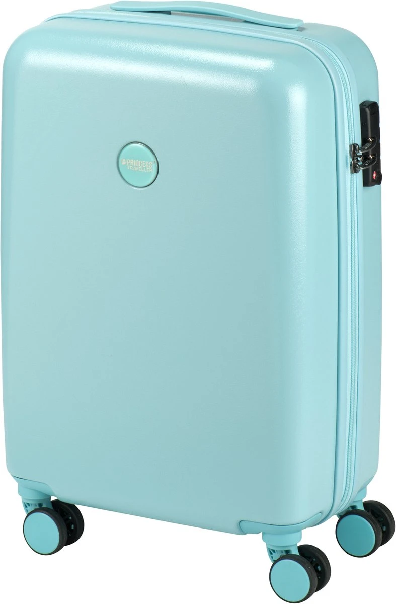 Princess Traveller Harlem - Handbagage Koffer - Blauw - S - 55cm - Afbeelding 2