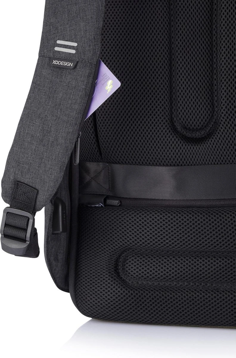 XD Design Bobby Hero XL - Anti-Diefstal Rugzak 21.5 Liter - Zwart - Afbeelding 11
