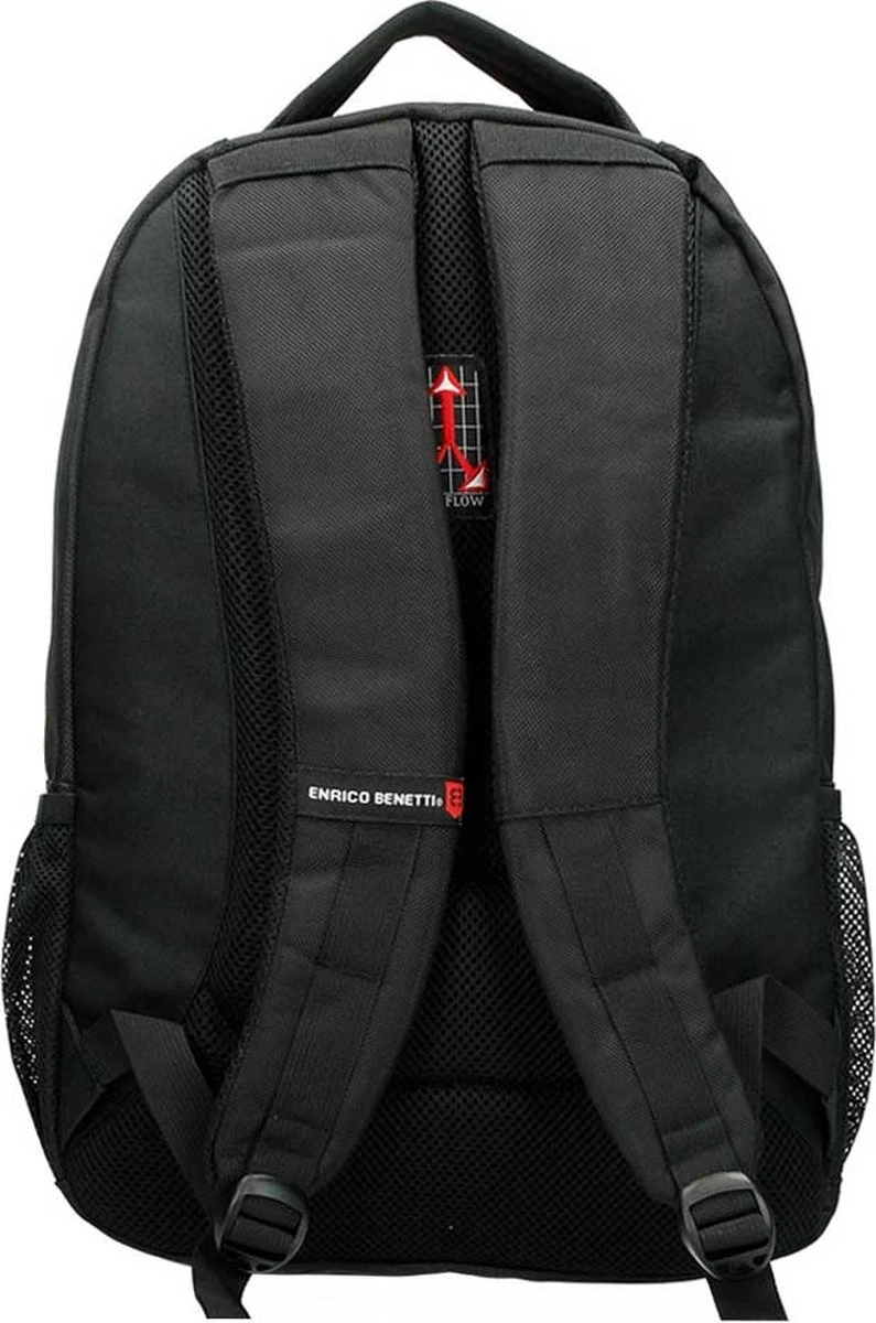 Enrico Benetti Cornell - Laptoprugzak 17 Inch - Zwart - Afbeelding 11