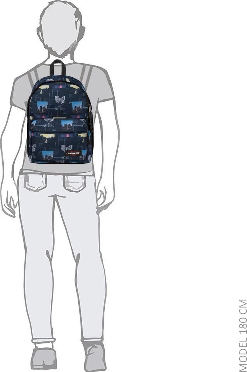 Eastpak Out Of Office Rugzak - Shapes Blue - Afbeelding 12