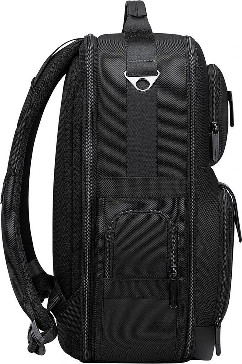 Bange - Laptop Rugzak 15,6 Inch - Anti Diefstal Rugzak - Zwart - Afbeelding 12