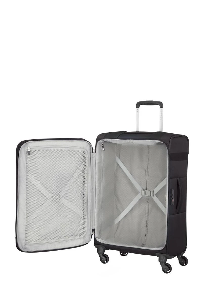 Samsonite Reiskoffer - Citybeat Spinner 66/24 Uitbreidbaar (Medium) Black - Afbeelding 4