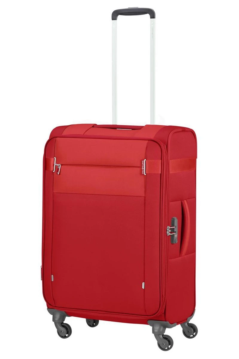 Samsonite Reiskoffer - Citybeat Spinner 66/24 Uitbreidbaar (Medium) Red - Afbeelding 4