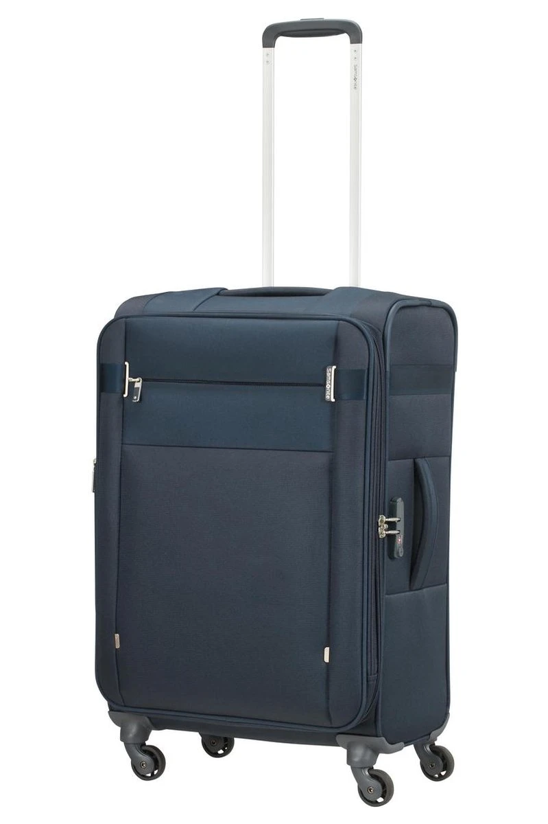 Samsonite Reiskoffer - Citybeat Spinner 66/24 Uitbreidbaar (Medium) Navy Blue - Afbeelding 4