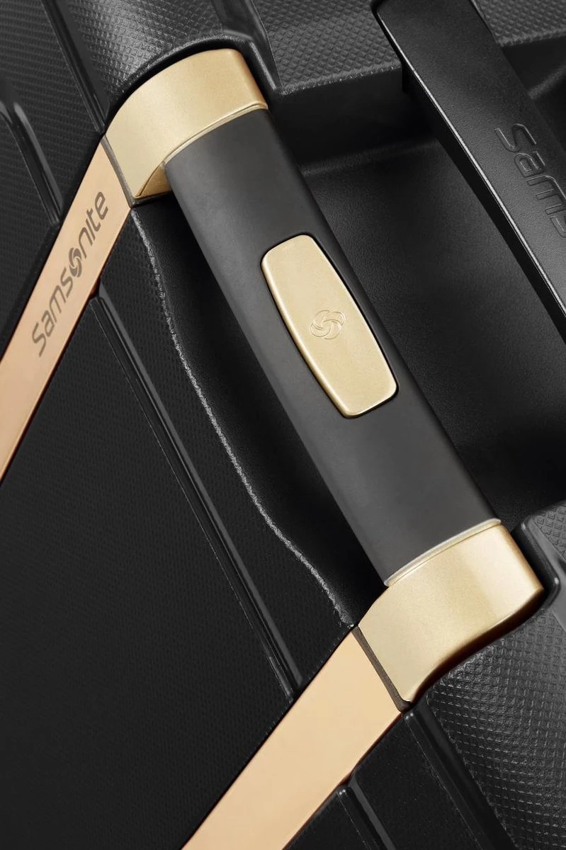 Samsonite Reiskoffer - S'Cure Dlx Spinner 55/20 (Handbagage) Black/Gold Deluscious - Afbeelding 9