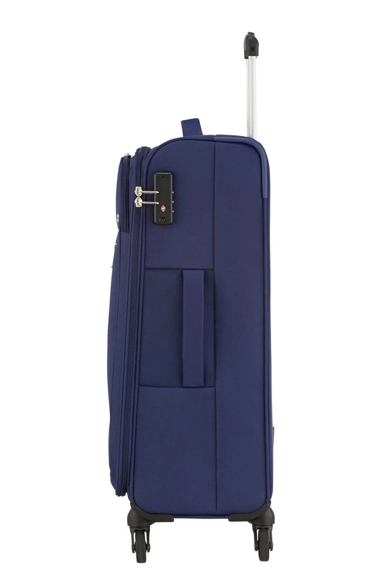 American Tourister Reiskoffer - Heat Wave Spinner 68/25 Tsa (Medium) Combat Navy - Afbeelding 7