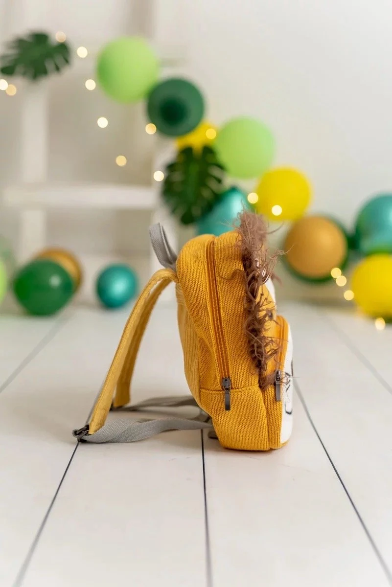 Kinderrugzak - Rugzak - Liloe&Noenie - Leeuw Rugzak - Rugzak Peuter - Rugzak Kleuter - Schooltas - Kinderrugtas - Rugtas - Leeuwen Rugtas - Sac - Sac A Dos - Rugzak Jongen - Rugtas Jongen - Rugzak Meisje - Afbeelding 6