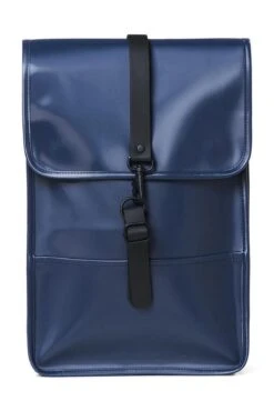 Rains Backpack Mini Unisex - Shiny Blue - One Size