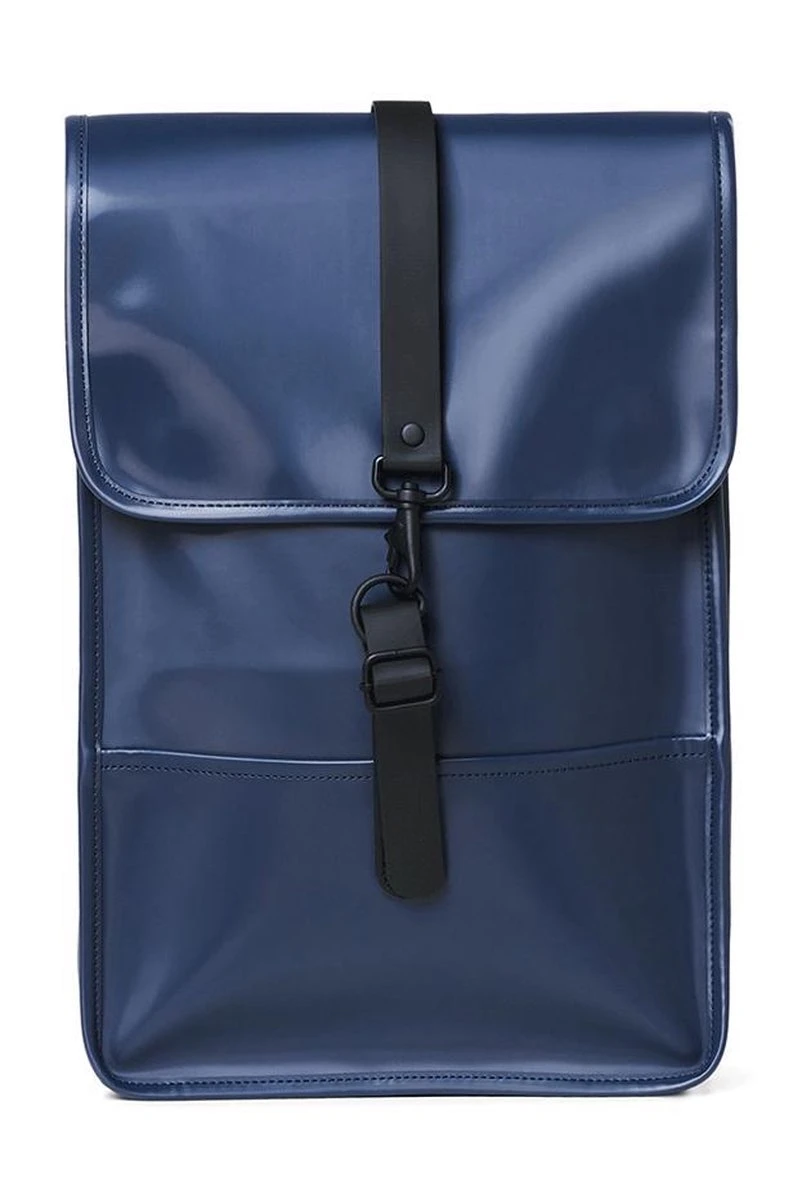 Rains Backpack Mini Unisex - Shiny Blue - One Size