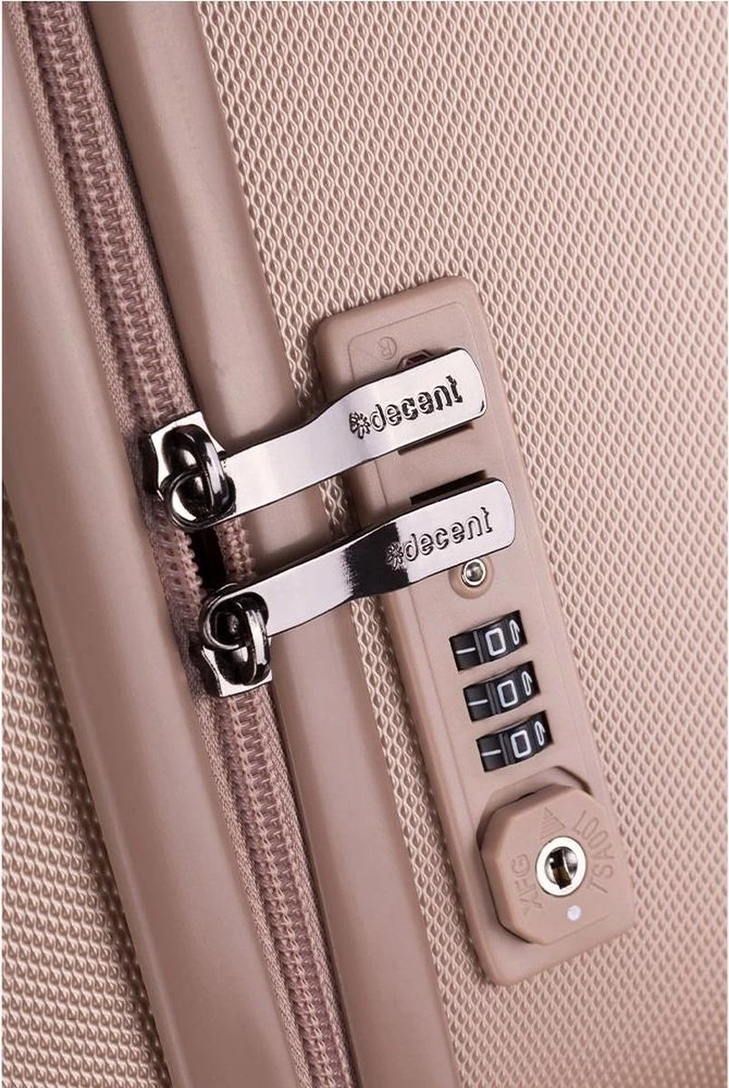 Decent Tranporto-One Reiskoffer 66 Cm - Zalmroze - Afbeelding 7