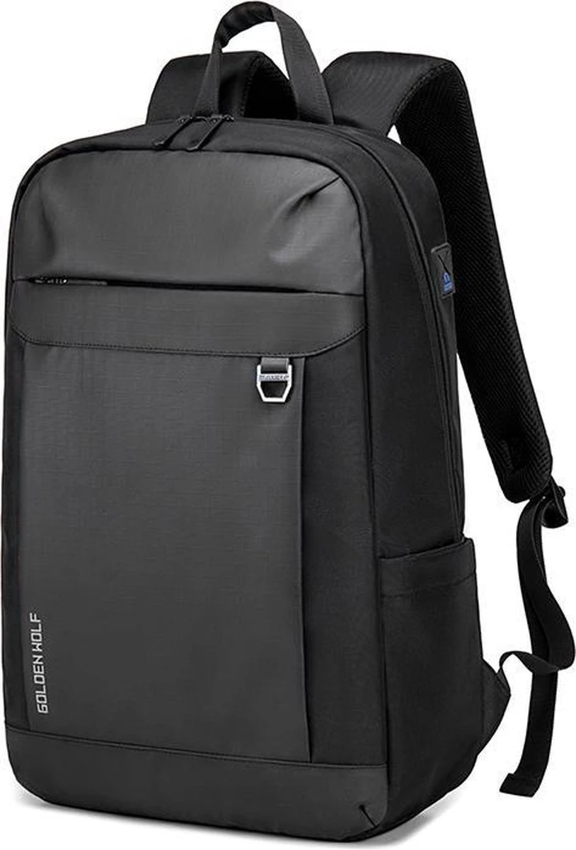 Golden Wolf Rugtas - Rugzak - Laptoptas - Motortas - Zwart