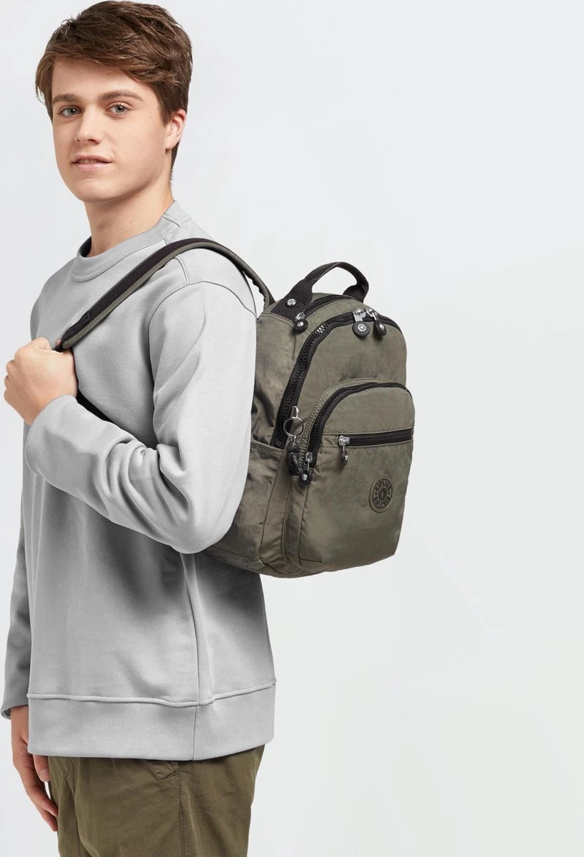 Kipling SEOUL S Rugzak, 14 Liter - Green Moss - Afbeelding 2