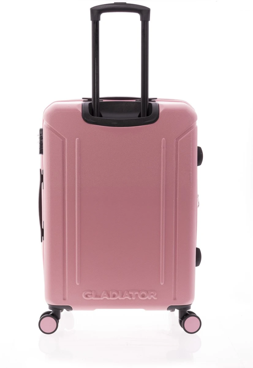 Gladiator Tropical Middelgrote Koffer Expandable - 67 Cm - 72/82 Liter - Roze - Afbeelding 3