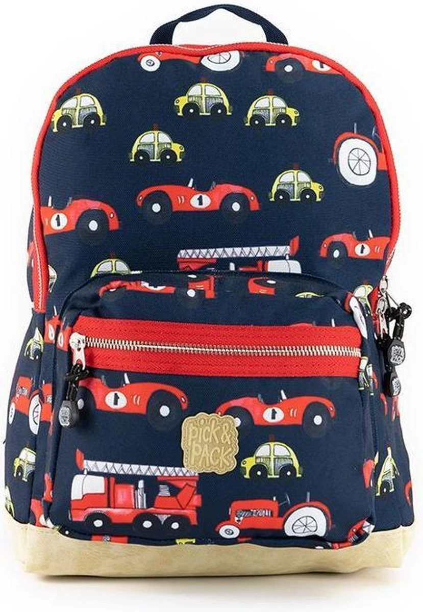 Pick & Pack Auto’s - Rugzak - Donkerblauw - Maat M