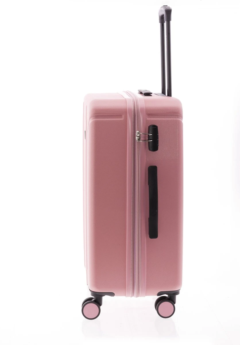 Gladiator Tropical Middelgrote Koffer Expandable - 67 Cm - 72/82 Liter - Roze - Afbeelding 8