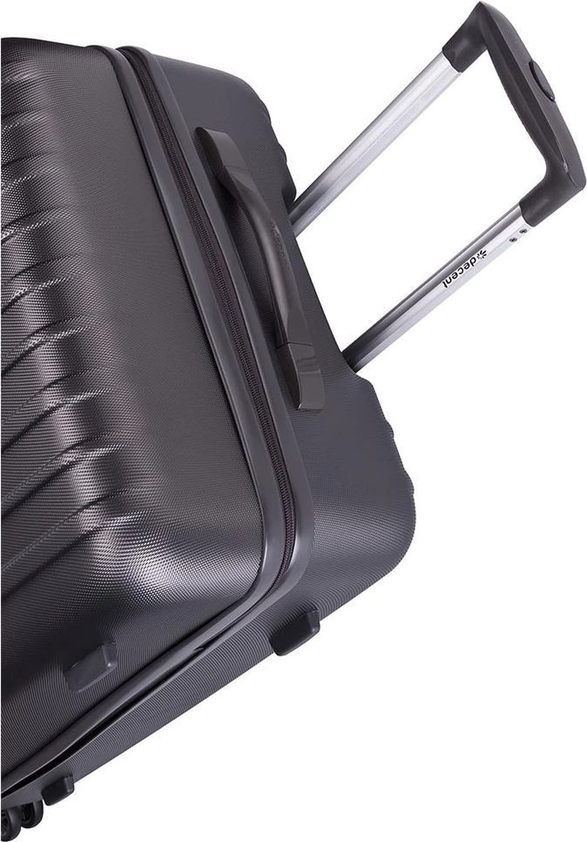 Decent Tranporto-One Grote Koffer - 76 Cm - TSA Slot - Anthracite - Afbeelding 5