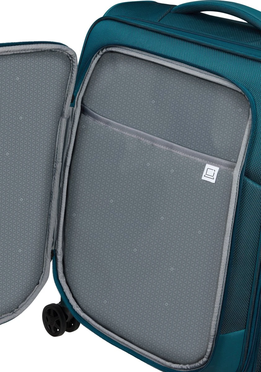 Samsonite Reiskoffer Met Laptopvak - Respark Spinner 55/20 Strict (Handbagage) Grey Print - Afbeelding 5