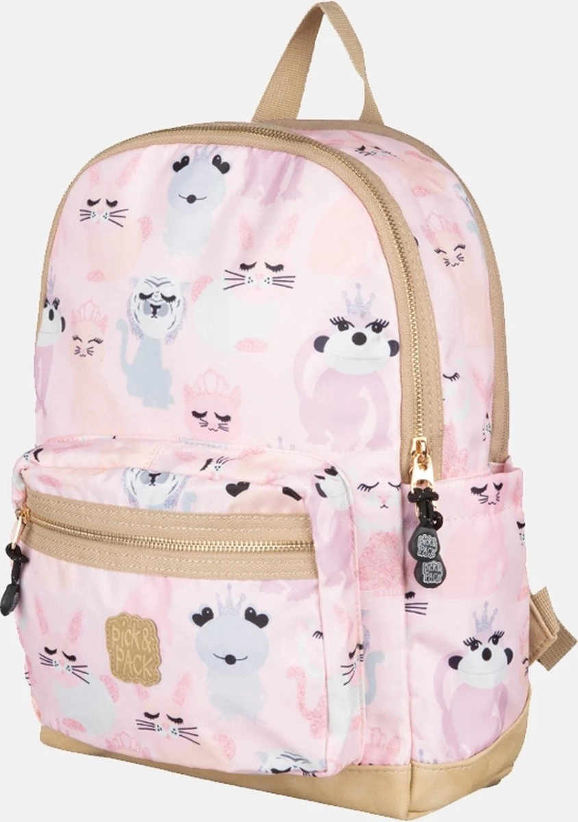 Pick & Pack Lieve Diertjes - Rugzak - Roze - Maat M - Afbeelding 12