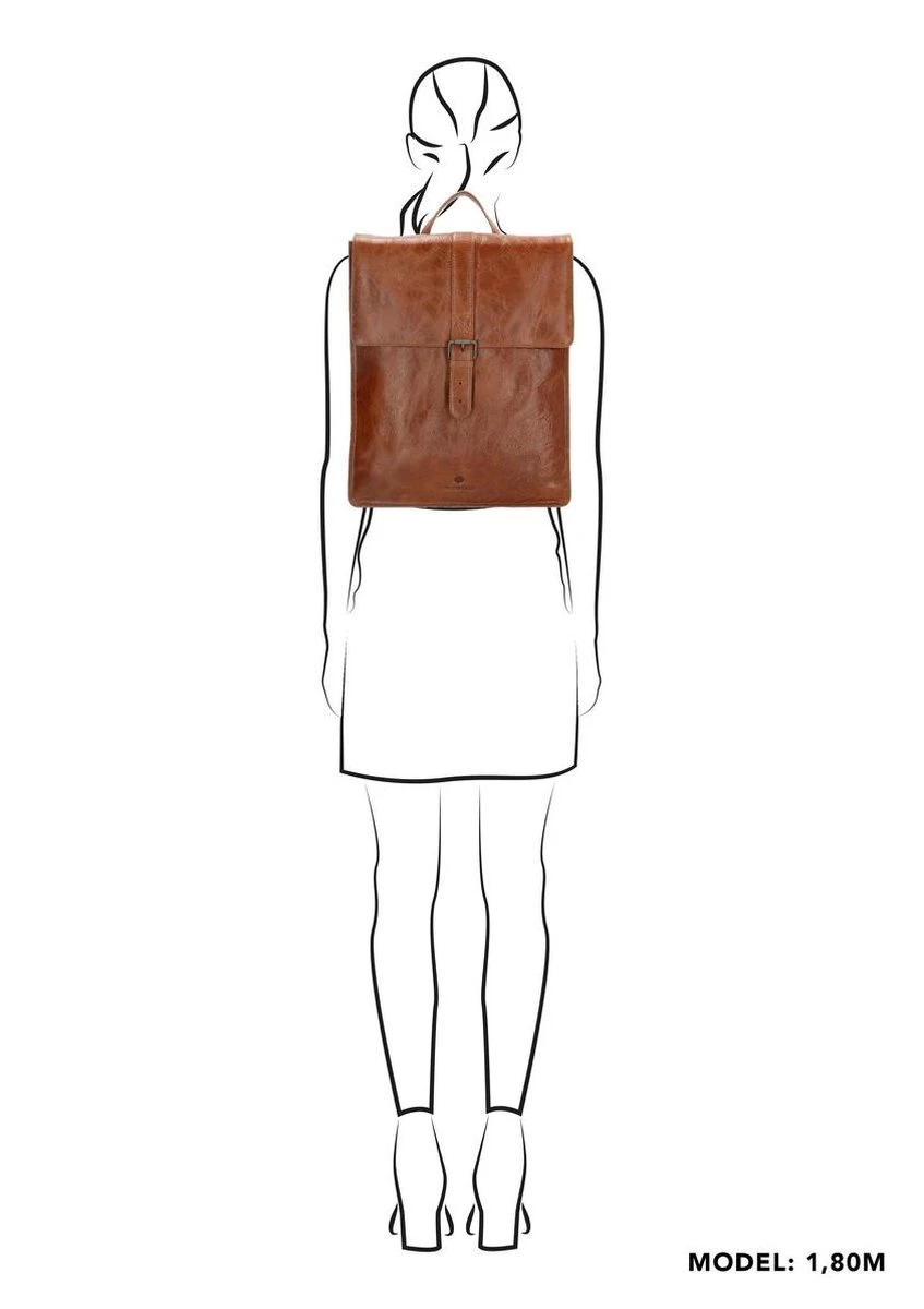 Micmacbags Porto Rugzak - 15 Inch - Bruin - Afbeelding 3