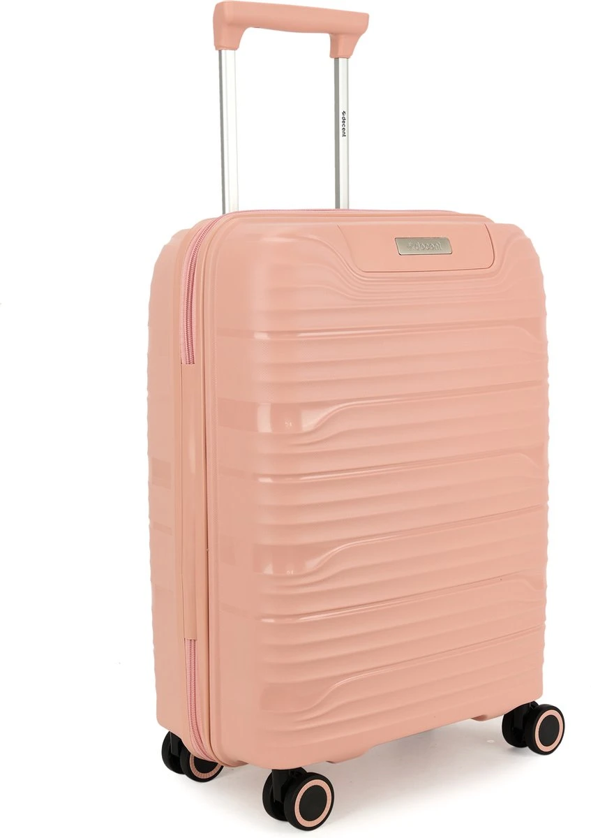 Decent EXPLORER PP Handbagage Trolley 55 Cm - 38 Liter - Pink - Afbeelding 2