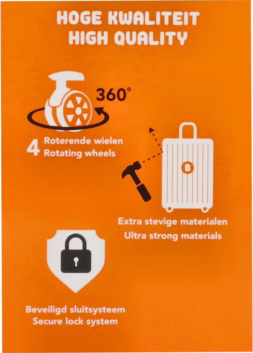 Beagles Originals Comfy Travel Grote Koffer - 74 Cm - Fuchsia - Afbeelding 8