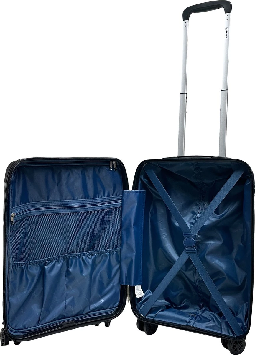 Benzi Izeda Handbagage Koffer - 55 Cm - 35 Liter - Groen - Afbeelding 4