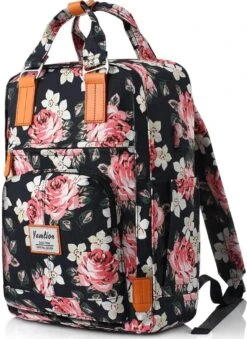 Rugzak Voor Dames, Schoolrugzak Voor Meisjes, Tieners, Dagrugzak Voor Dames, Met 15,6 Inch Laptopvak, Voor Universiteit En Werk