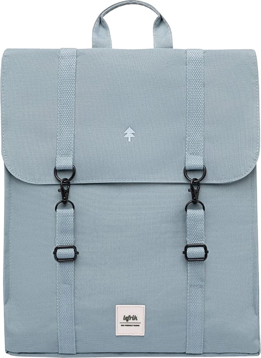 Lefrik Handy Laptop Rugzak - Eco Friendly - Recycled Materiaal - 15 Inch - Stone Blue - Afbeelding 5