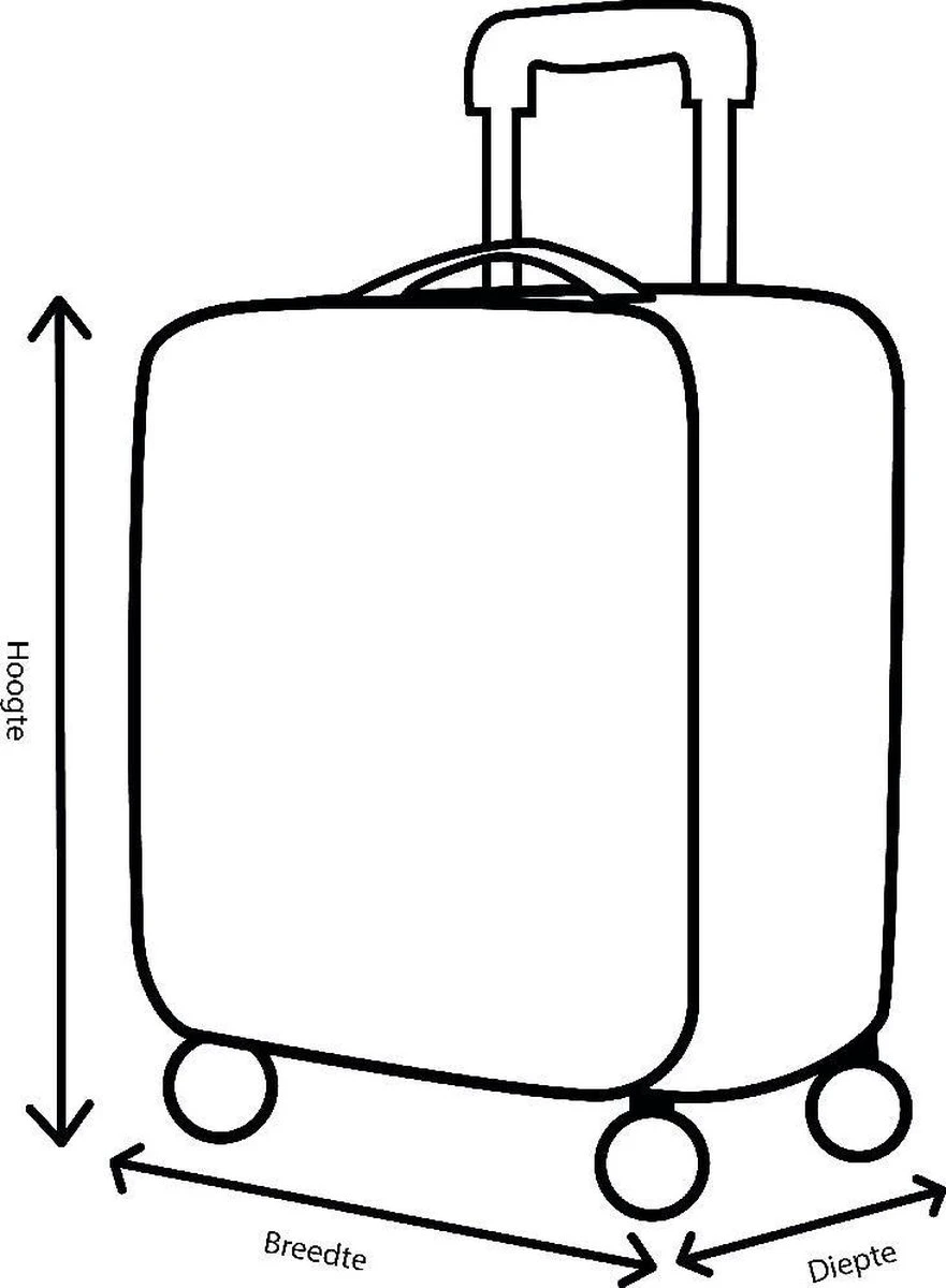 Decent Tranporto-One Grote Koffer - 76 Cm - TSA Slot - Anthracite - Afbeelding 18