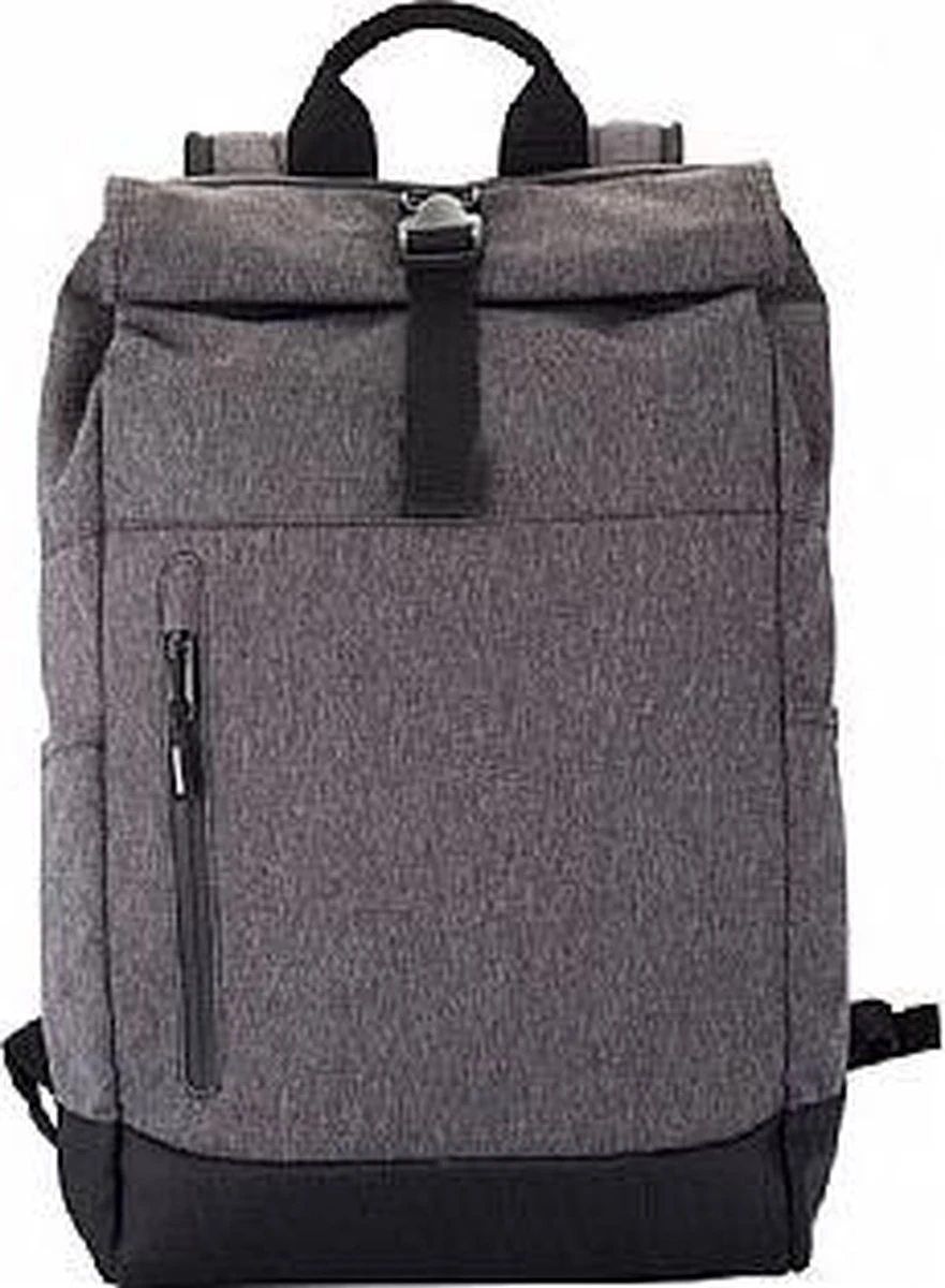 CLIQUE Roll-Up Backpack Antraciet Rugtas
