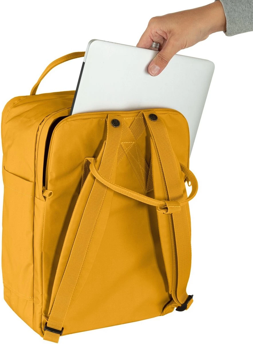 Fjallraven Fjällräven Kånken Laptop 13" Unisex Rugzak - Ochre - Afbeelding 11