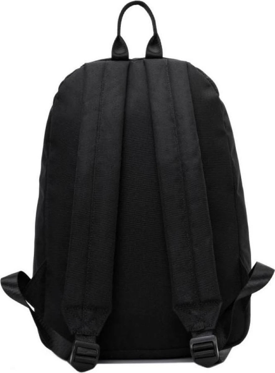 YLX Classic Rugzak. Zwart. Recycled Rpet Materiaal. Gerecyclede Plastic Flessen. Eco Friendly. 15" Laptop Sleeve. Backpack - Schooltas - Mannen - Vrouwen - Middelbare Scholieren - Tieners - Jongens - Meiden - Meisjes - Afbeelding 2