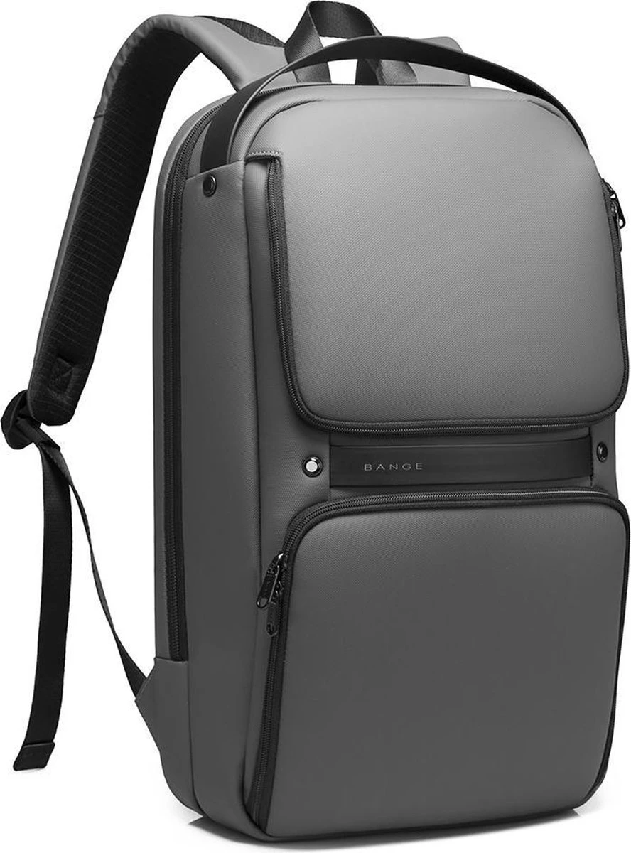 Bange Rugtas - 15,6 Inch - Laptop Rugzak - USB-aansluiting - Waterafstotend - Zwart - Incl. Smart Thermosfles - Afbeelding 9